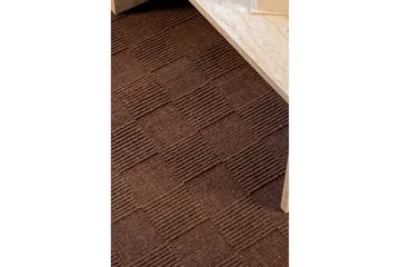 Sydney Ullteppe 200x200 cm - Brun - Tekstiler & tepper - Teppe & matte - Moderne matte - Ullteppe