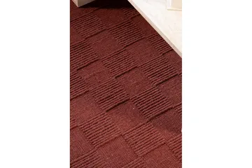 Sydney Ullteppe 200x200 cm - Rød - Tekstiler & tepper - Teppe & matte - Moderne matte - Ullteppe