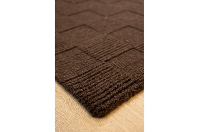 Sydney Ullteppe 200x300 cm - Brun - Tekstiler & tepper - Teppe & matte - Moderne matte - Ullteppe