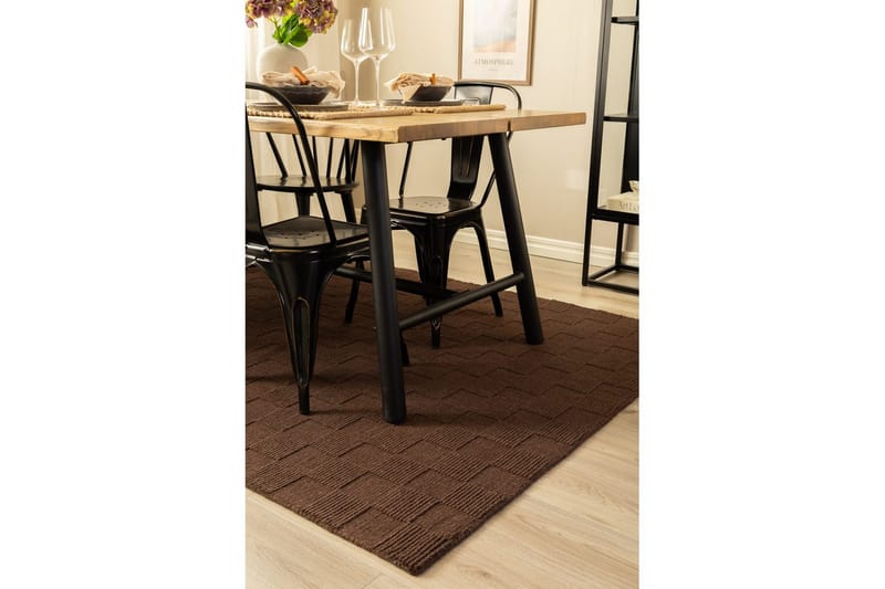 Sydney Ullteppe 200x300 cm - Brun - Tekstiler & tepper - Teppe & matte - Moderne matte - Ullteppe