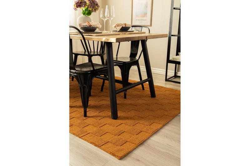 Sydney Ullteppe 240x340 cm - Oransje - Tekstiler & tepper - Teppe & matte - Moderne matte - Ullteppe