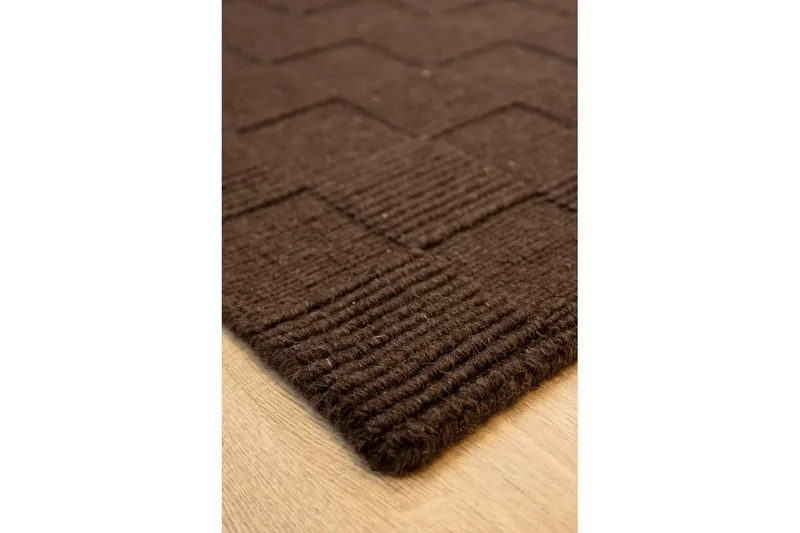 Sydney Ullteppe 80x250 cm - Brun - Tekstiler & tepper - Teppe & matte - Moderne matte - Ullteppe