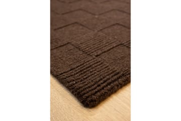 Sydney Ullteppe 80x250 cm - Brun - Tekstiler & tepper - Teppe & matte - Moderne matte - Ullteppe