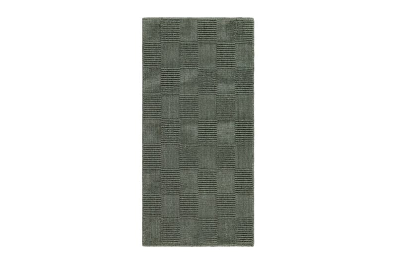 Sydney Ullteppe 80x250 cm - Grønn - Tekstiler & tepper - Teppe & matte - Moderne matte - Ullteppe