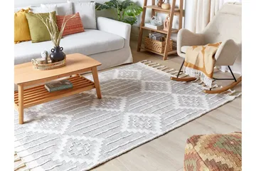 Tabiat Ryeteppe 160x230 cm - Svart/hvit - Tekstiler & tepper - Teppe & matte - Flatvevde tepper