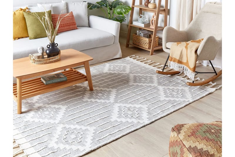 Tabiat Ryeteppe 160x230 cm - Svart/hvit - Tekstiler & tepper - Teppe & matte - Flatvevde tepper