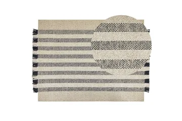 Tacettin Ullteppe 160x230 cm - Svart/hvit - Tekstiler & tepper - Teppe & matte - Moderne matte - Ullteppe