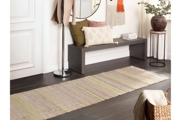 Talpur Gangmatte 80x300 cm - Beige - Tekstiler & tepper - Teppe & matte - Moderne matte - Jutematter & hampematter