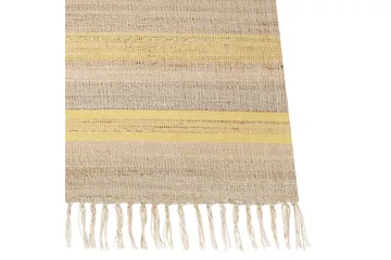 Talpur Gangmatte 80x300 cm - Gul - Tekstiler & tepper - Teppe & matte - Moderne matte - Jutematter & hampematter