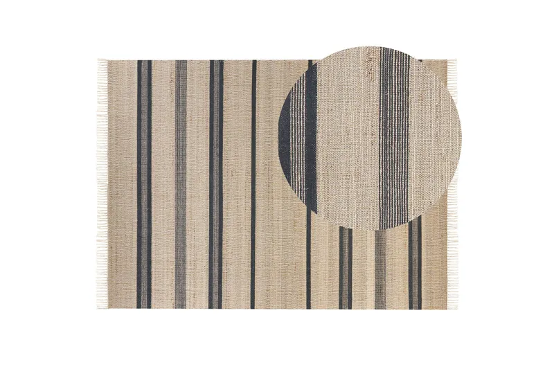 Talpur Juteteppe 160x230 cm - Beige - Tekstiler & tepper - Teppe & matte - Moderne matte - Jutematter & hampematter