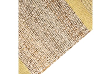 Talpur Juteteppe 160x230 cm - Gul - Tekstiler & tepper - Teppe & matte - Moderne matte - Jutematter & hampematter