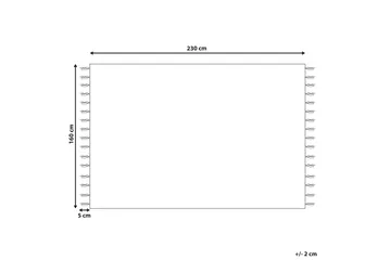Talpur Juteteppe 160x230 cm - Gul - Tekstiler & tepper - Teppe & matte - Moderne matte - Jutematter & hampematter