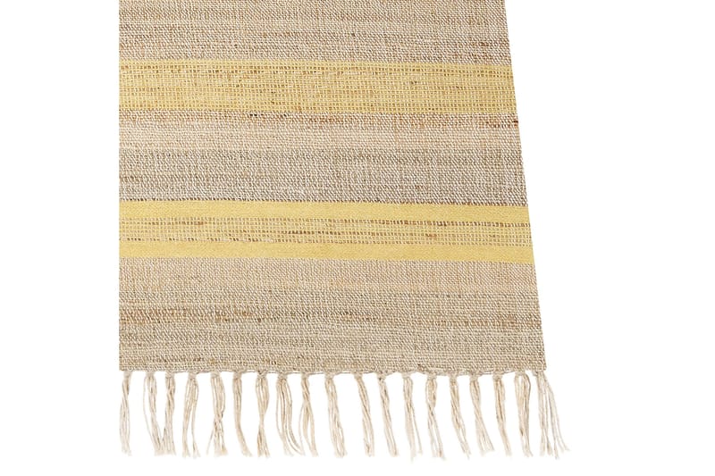 Talpur Juteteppe 160x230 cm - Gul - Tekstiler & tepper - Teppe & matte - Moderne matte - Jutematter & hampematter