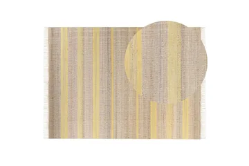 Talpur Juteteppe 160x230 cm - Gul - Tekstiler & tepper - Teppe & matte - Moderne matte - Jutematter & hampematter