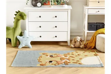 Tangse Bomullsteppe 80x150 cm - Gul - Tekstiler & tepper - Teppe & matte - Moderne matte - Bomullsmatter