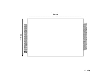 Tatlisu Ullteppe 140x200 cm - Grå - Tekstiler & tepper - Teppe & matte - Moderne matte - Ullteppe