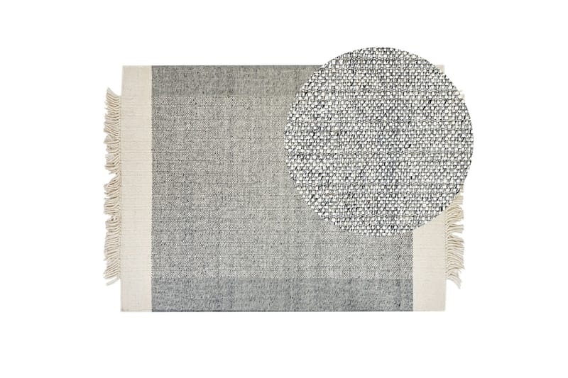 Tatlisu Ullteppe 140x200 cm - Grå - Tekstiler & tepper - Teppe & matte - Moderne matte - Ullteppe