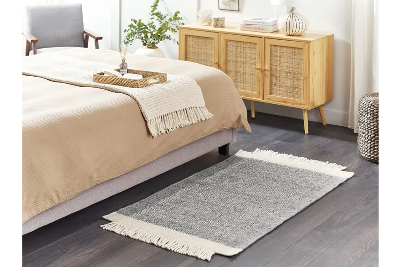 Tatlisu Ullteppe 80x150 cm - Grå - Tekstiler & tepper - Teppe & matte - Moderne matte - Ullteppe