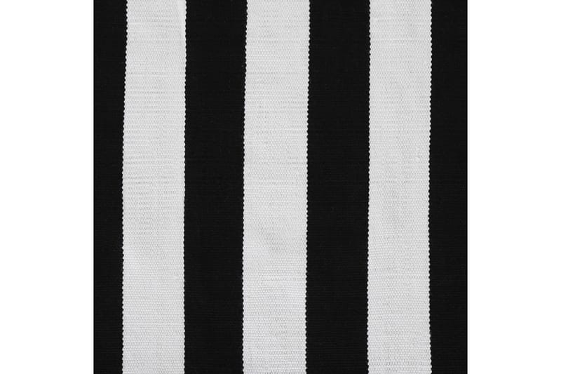 Tavas Ryeteppe 80x150 cm - Svart/hvit - Tekstiler & tepper - Teppe & matte - Utendørs tepper - Balkongmatte & terassmatte