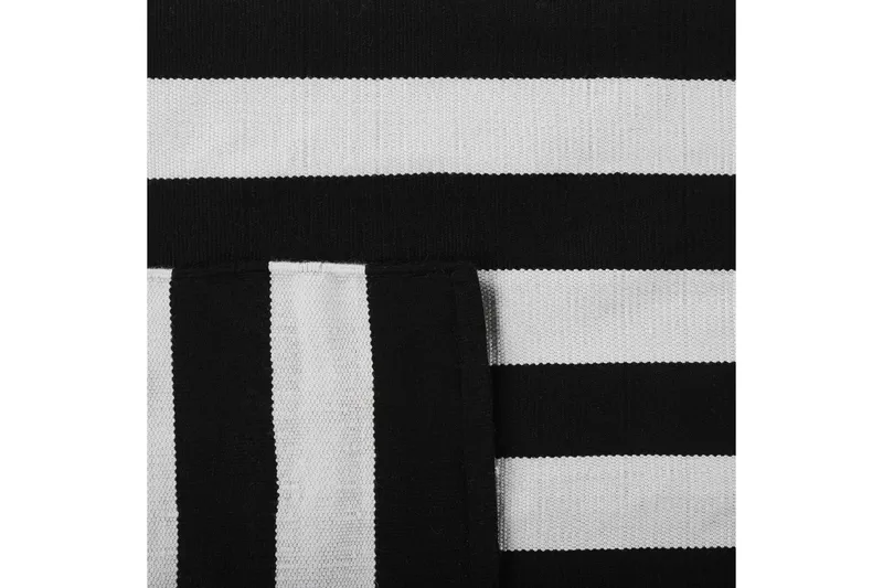 Tavas Ryeteppe 80x150 cm - Svart/hvit - Tekstiler & tepper - Teppe & matte - Moderne matte - Ryetepper