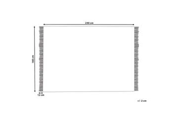 Tekeler Ullteppe 160x230 cm - Grå - Tekstiler & tepper - Teppe & matte - Moderne matte - Ullteppe