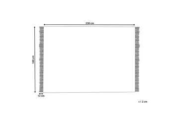 Tekeler Ullteppe 160x230 cm - Grå - Tekstiler & tepper - Teppe & matte - Moderne matte - Ullteppe