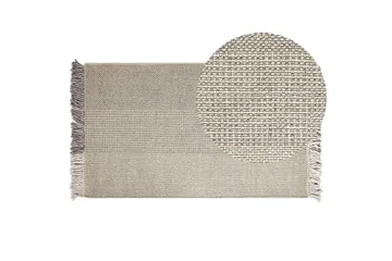 Tekeler Ullteppe 80x150 cm - Grå - Tekstiler & tepper - Teppe & matte - Moderne matte - Ullteppe