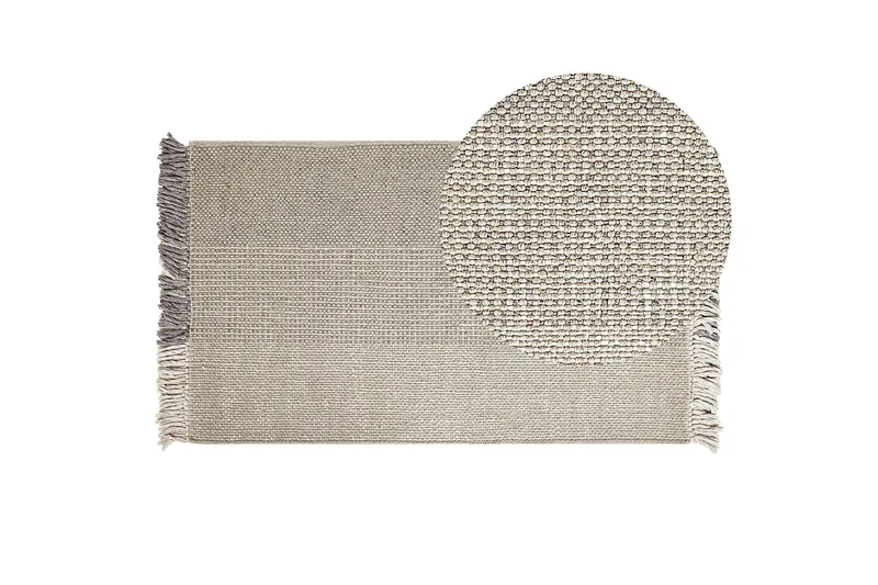 Tekeler Ullteppe 80x150 cm - Grå - Tekstiler & tepper - Teppe & matte - Moderne matte - Ullteppe