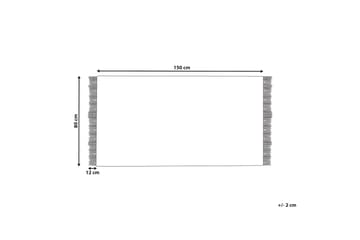Tekeler Ullteppe 80x150 cm - Grå - Tekstiler & tepper - Teppe & matte - Moderne matte - Ullteppe