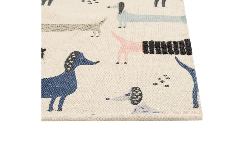 Temiaj Bomullsteppe 80x150 cm - Beige - Tekstiler & tepper - Teppe & matte - Moderne matte - Bomullsmatter