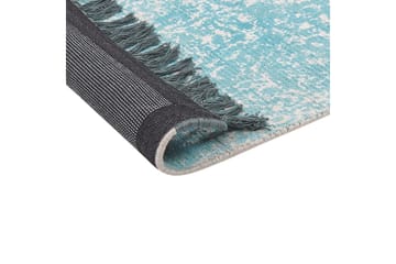 Teppe Akarsu - Blå, beige, 140x200 cm - Tekstiler & tepper - Teppe & matte - Moderne matte - Viskosematter