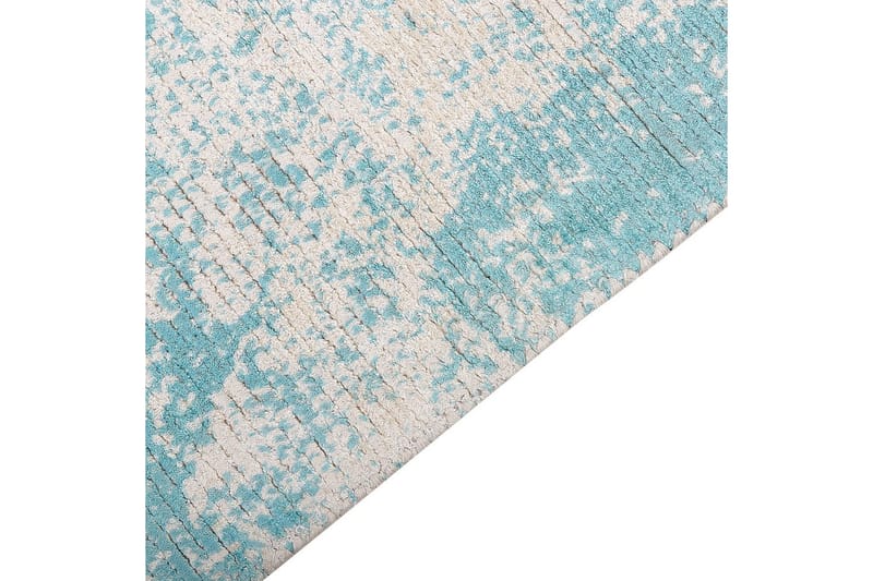 Teppe Akarsu - Blå, beige, 80x150 cm - Tekstiler & tepper - Teppe & matte - Moderne matte - Viskosematter