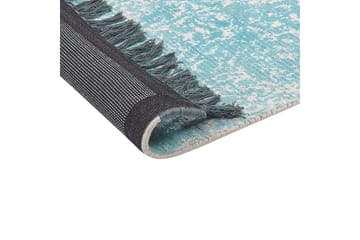 Teppe Akarsu - Blå, beige, 80x150 cm - Tekstiler & tepper - Teppe & matte - Moderne matte - Viskosematter