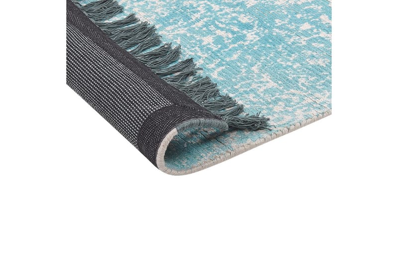 Teppe Akarsu - Blå, beige, 80x150 cm - Tekstiler & tepper - Teppe & matte - Moderne matte - Viskosematter