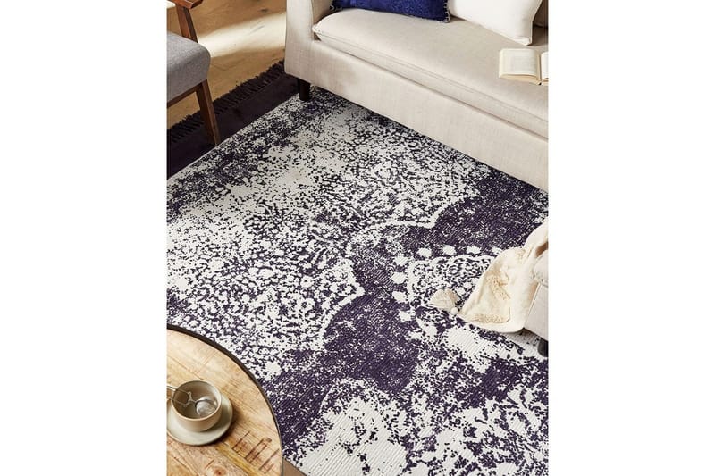 Teppe Akarsu - Fiolett, hvit, 160x230 cm - Tekstiler & tepper - Teppe & matte - Moderne matte - Viskosematter