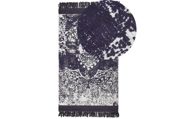 Teppe Akarsu - Fiolett, hvit, 80x150 cm - Tekstiler & tepper - Teppe & matte - Moderne matte - Viskosematter