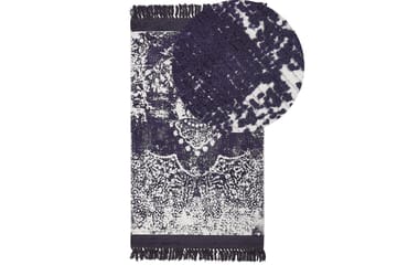 Teppe Akarsu - Fiolett, hvit, 80x150 cm - Tekstiler & tepper - Teppe & matte - Moderne matte - Viskosematter