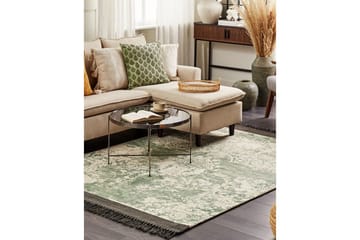 Teppe Akarsu - Grønn, svart, beige, 160x230 cm - Tekstiler & tepper - Teppe & matte - Moderne matte - Viskosematter