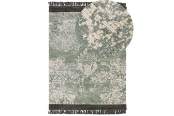 Teppe Akarsu - Grønn, svart, beige, 160x230 cm - Tekstiler & tepper - Teppe & matte - Moderne matte - Viskosematter