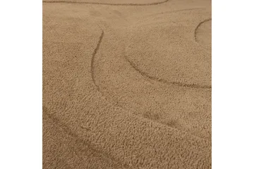 Teppe Alya - Lysebrun - Tekstiler & tepper - Teppe & matte - Moderne matte - Ullteppe