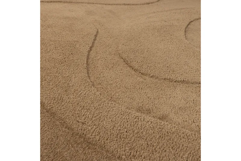 Teppe Alya - Lysebrun - Tekstiler & tepper - Teppe & matte - Moderne matte - Ullteppe