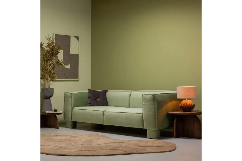 Teppe Alya - Lysebrun - Tekstiler & tepper - Teppe & matte - Moderne matte - Ullteppe