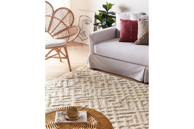 Teppe Ardahan - Tekstiler & tepper - Teppe & matte - Moderne matte - Bomullsmatter