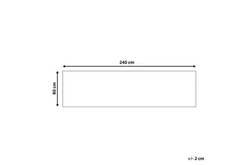 Teppe Aritas - 80x240 cm - Tekstiler & tepper - Teppe & matte - Moderne matte - Gangmatter