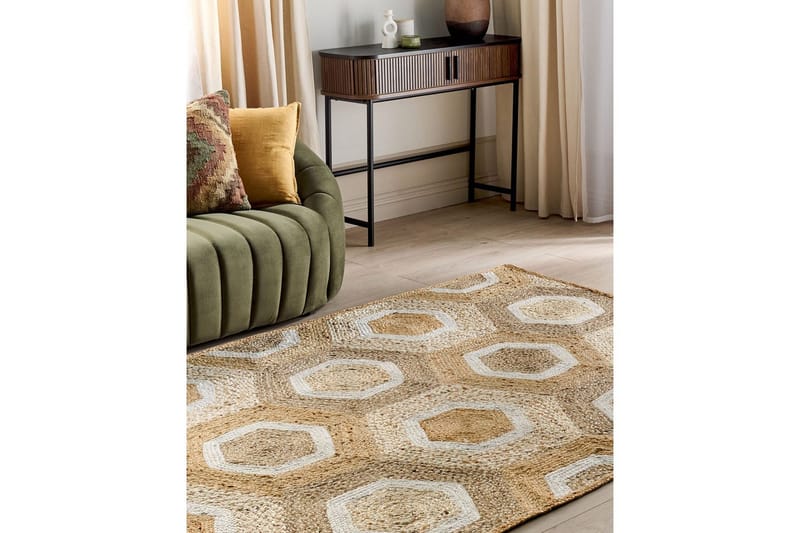 Teppe Basoren - 160x230 cm - Tekstiler & tepper - Teppe & matte - Moderne matte - Jutematter & hampematter