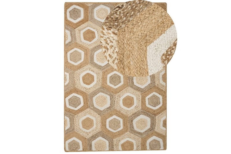 Teppe Basoren - 160x230 cm - Tekstiler & tepper - Teppe & matte - Moderne matte - Jutematter & hampematter