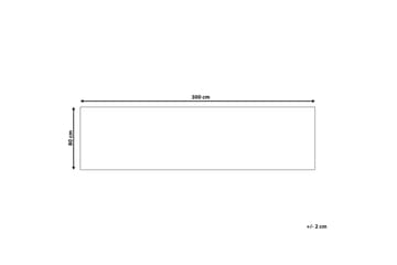 Teppe Basoren - 80x300 cm - Tekstiler & tepper - Teppe & matte - Moderne matte - Jutematter & hampematter