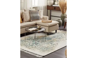 Teppe Boyali - Beige, Grønn, 160x230 cm - Tekstiler & tepper - Teppe & matte - Moderne matte - Viskosematter