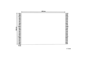 Teppe Boyali - Beige, Grønn, 160x230 cm - Tekstiler & tepper - Teppe & matte - Moderne matte - Viskosematter