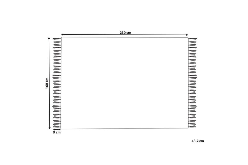 Teppe Boyali - Beige, Grønn, 160x230 cm - Tekstiler & tepper - Teppe & matte - Moderne matte - Viskosematter